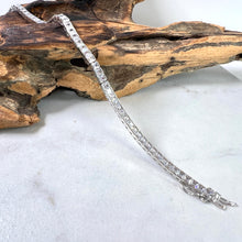 Load image into Gallery viewer, Square Cut Tennis Bracelet in 2 lengths