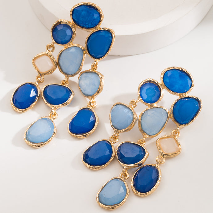 Shades of Blue Earrings