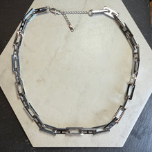 Load image into Gallery viewer, Silver Geometric Necklace