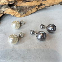 Load image into Gallery viewer, Double Pearl Earrings