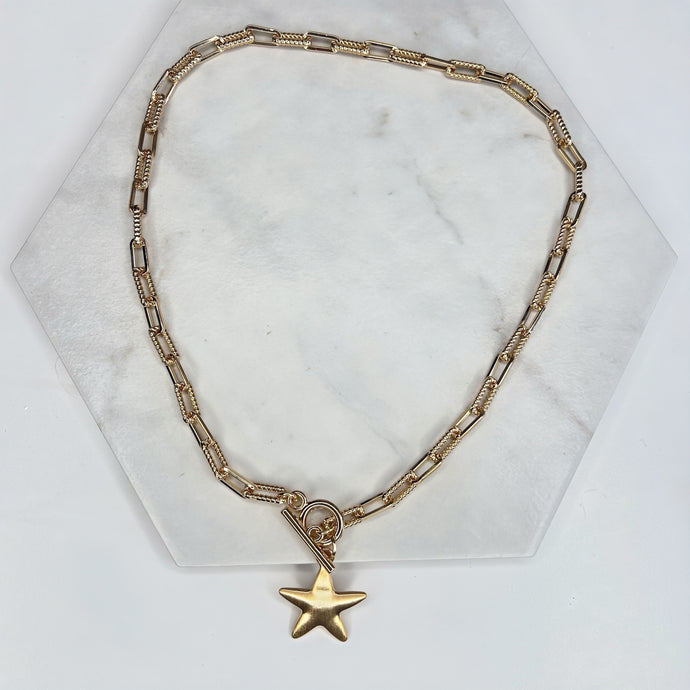 Gold Star Necklace