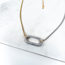 Load image into Gallery viewer, Gold/Silver Mix Chain (silver bar)