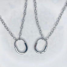 Load image into Gallery viewer, Silver Double Sided Lock Pendant