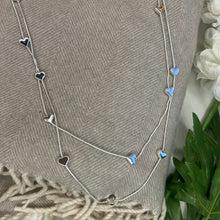 Load image into Gallery viewer, Double Strand Heart Necklace