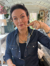 Load image into Gallery viewer, Gold &amp; Silver Twist Lock Necklace