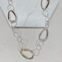 Load image into Gallery viewer, Gold &amp; Silver Irregular Link Necklace
