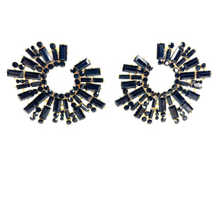 Diamanté Starburst Earrings