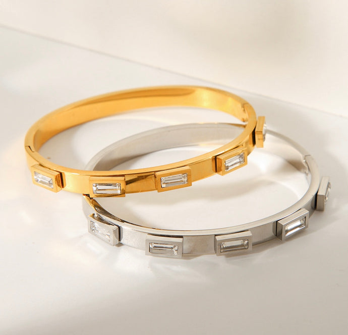 Raised Baguette Cuff