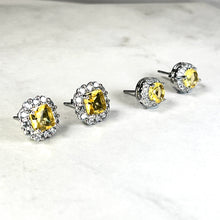 Load image into Gallery viewer, Pale Yellow Studs - Two Size Options