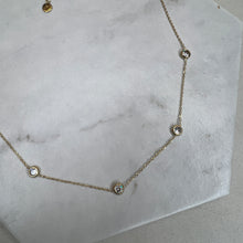 Load image into Gallery viewer, Gold Station Necklace