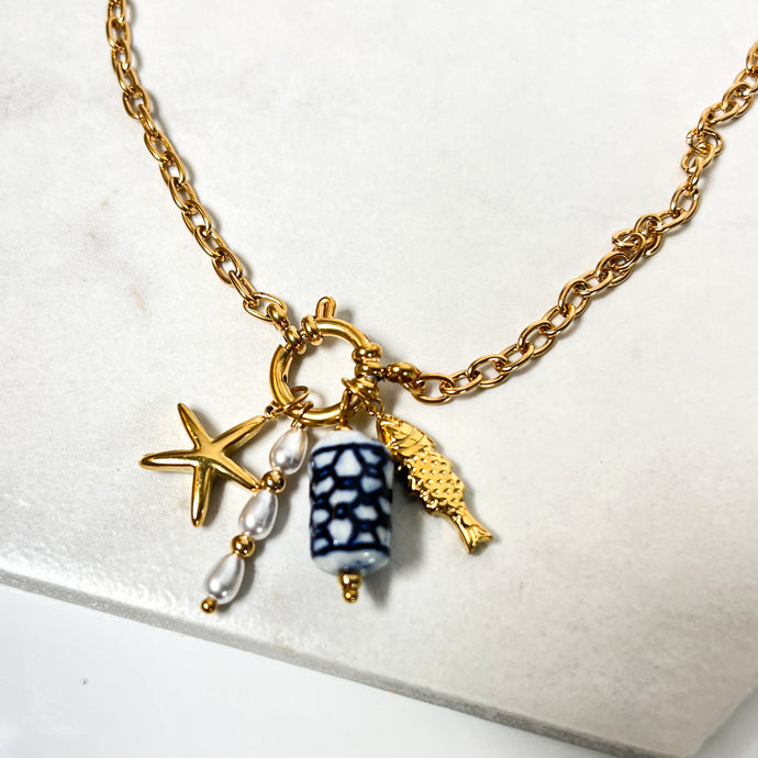 Gold Charm Necklace