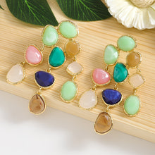 Load image into Gallery viewer, Multicoloured Drop Earrings