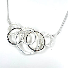 Load image into Gallery viewer, Silver Circles Design Necklace