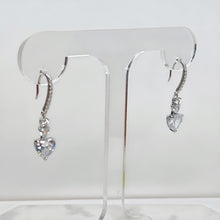 Load image into Gallery viewer, Heart Drop Earrings