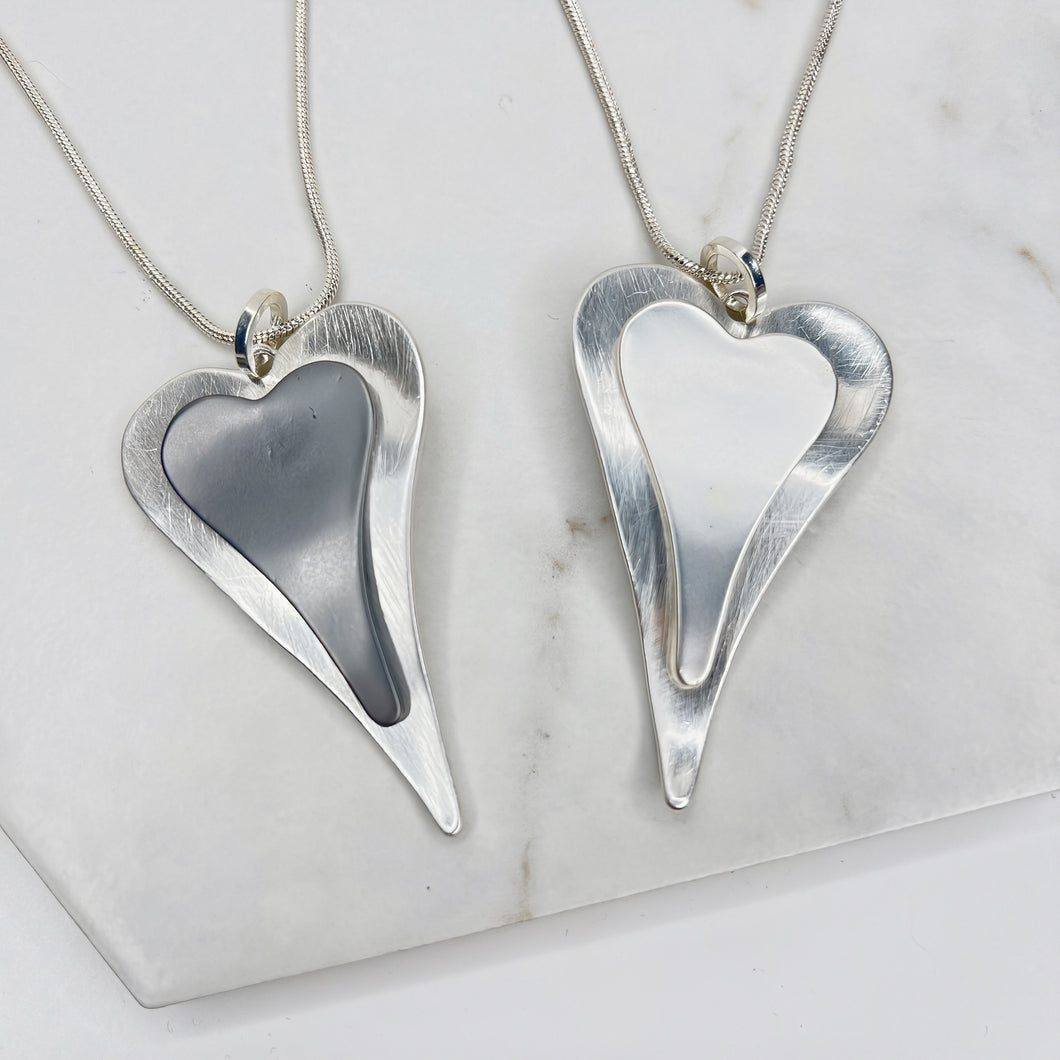 Long Heart Necklace