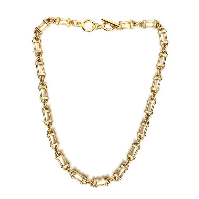 Classic Gold Paperclip Necklace