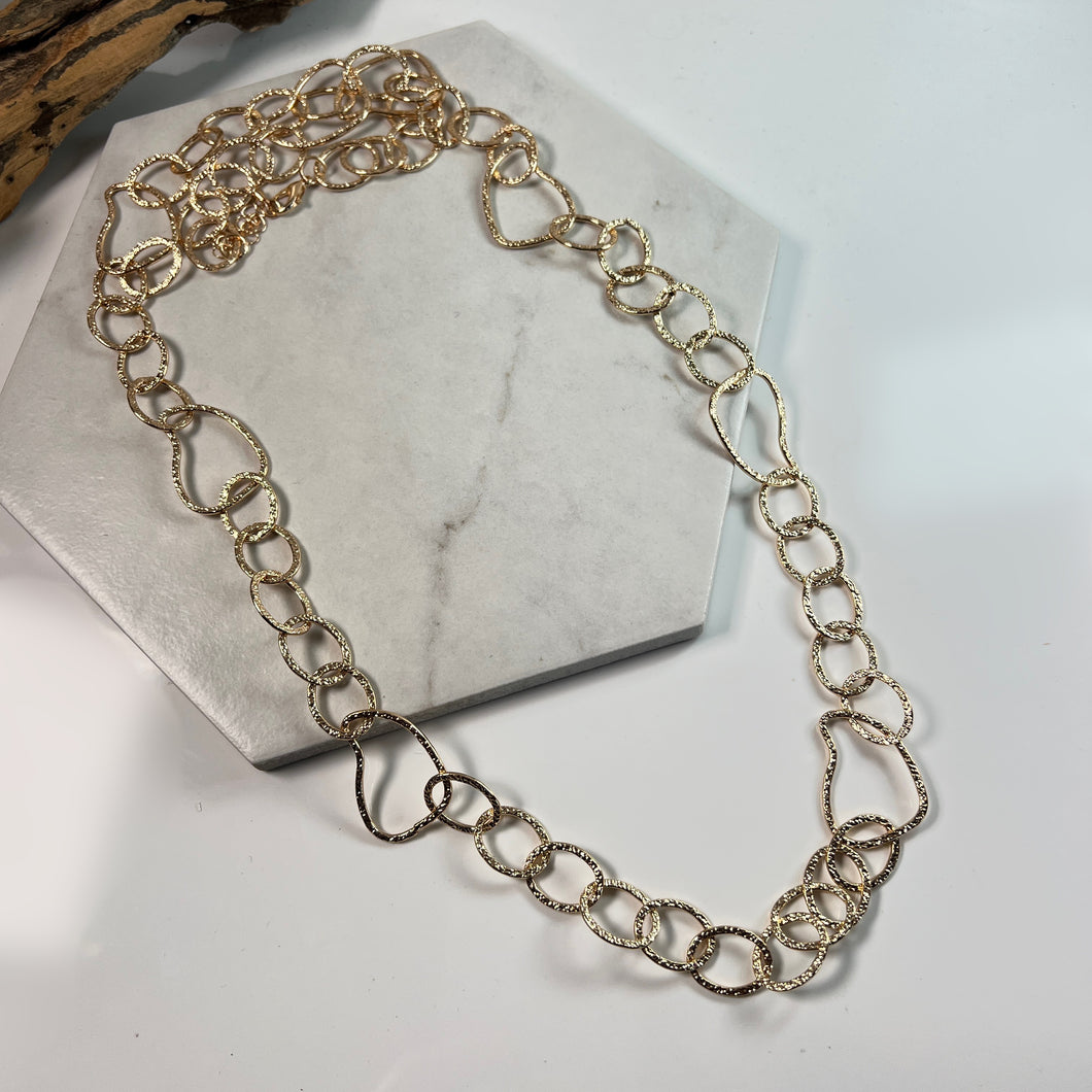 Versatile Gold Link Necklace