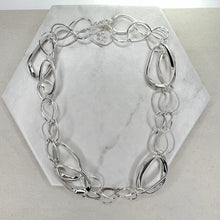 Load image into Gallery viewer, Versatile Long Silver Necklace