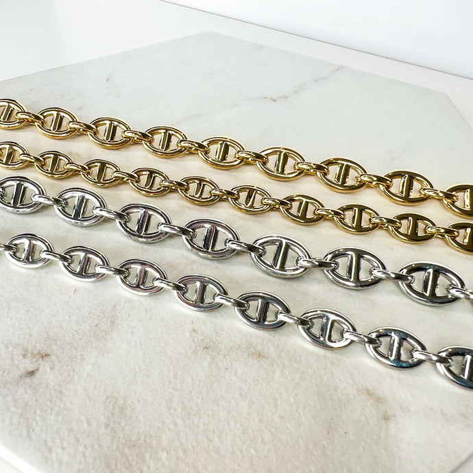 Chunky Gold & Silver Bracelets