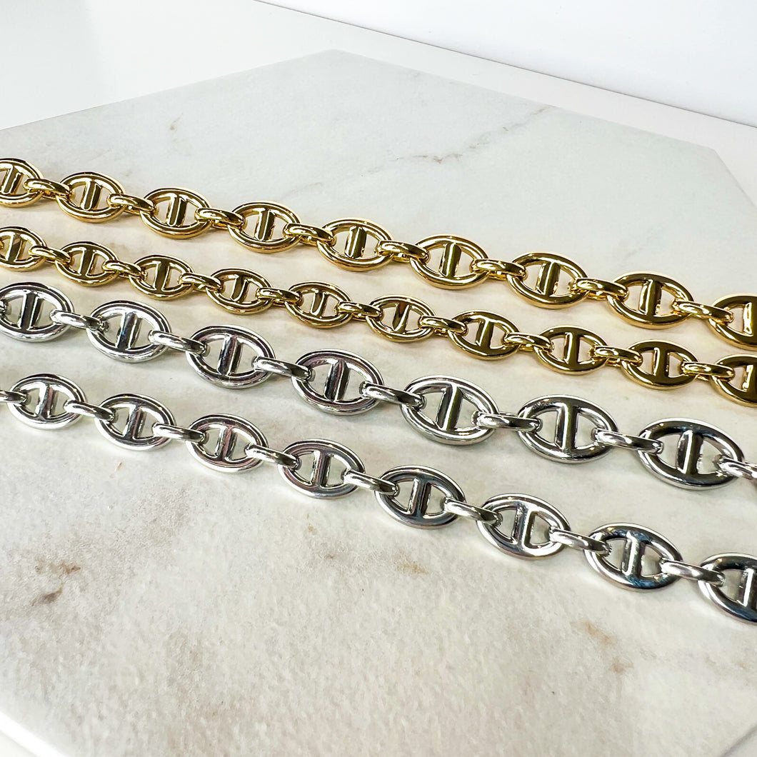 Chunky Gold & Silver Bracelets
