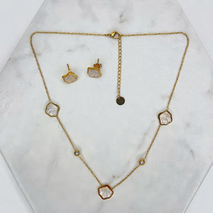 Delicate Gold Shell Necklace