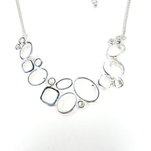 Load image into Gallery viewer, Abstract Silver Necklace