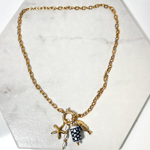 Gold Charm Necklace