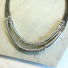 Load image into Gallery viewer, New Silver Design Magnetic Necklace