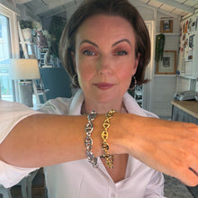 Load image into Gallery viewer, Chunky Gold &amp; Silver Bracelets
