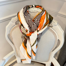 Load image into Gallery viewer, Large Colourful Floral Scarf