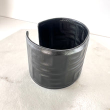 Load image into Gallery viewer, Black Embossed Wrap Cuff