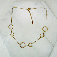 Load image into Gallery viewer, Superfine Delicate Circles Necklace