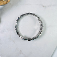 Load image into Gallery viewer, Diamanté Snake Cuff