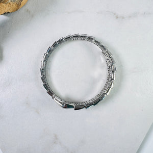Diamanté Snake Cuff
