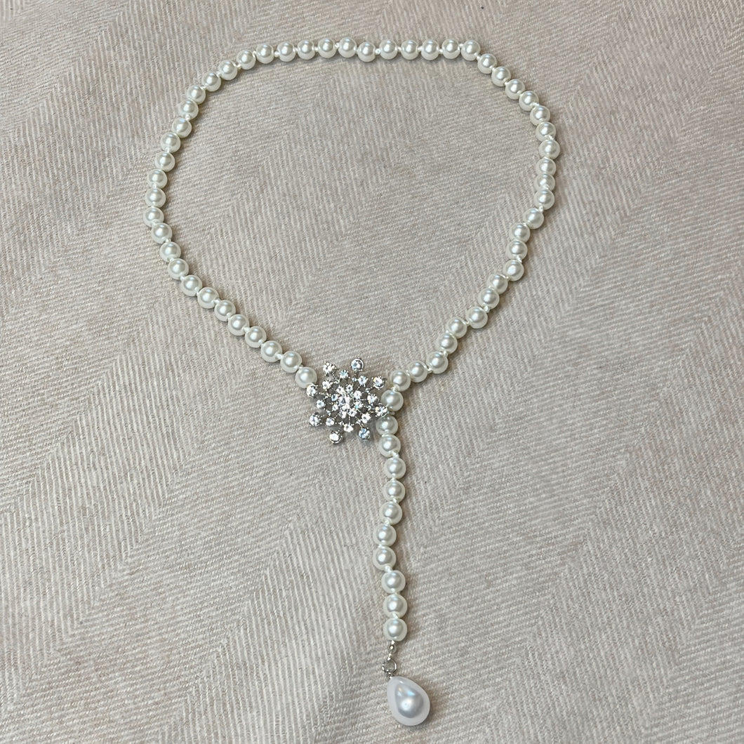 Adjustable Vintage Pearl Necklace