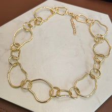 Load image into Gallery viewer, Gold Abstract Necklace