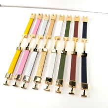 Load image into Gallery viewer, Wrap Cuff With Gold Bar