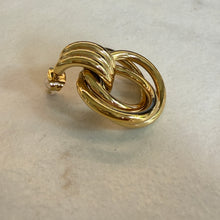 Load image into Gallery viewer, Triple Knot Gold Earrings