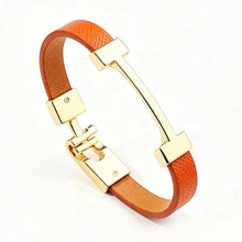 Load image into Gallery viewer, Wrap Cuff With Gold Bar