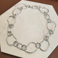 Load image into Gallery viewer, Silver Abstract Necklace
