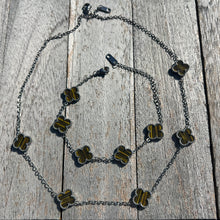Load image into Gallery viewer, Silver Tiger Eye Necklace