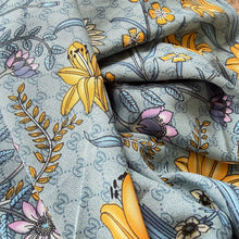 Load image into Gallery viewer, Soft Blue Floral Scarf