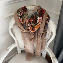 Load image into Gallery viewer, Back in Stock!         Vintage Style Floral Scarf