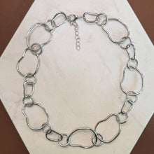 Load image into Gallery viewer, Silver Abstract Necklace