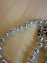 Load image into Gallery viewer, Slight Seconds Pearl Diamanté Necklace