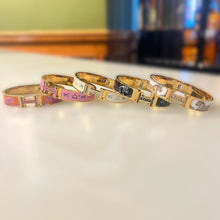 Load image into Gallery viewer, Front Opening Enamel Cuffs