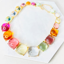 Load image into Gallery viewer, Smooth Transparent Stone necklace