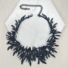 Load image into Gallery viewer, Black Feather Necklace