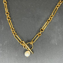 Load image into Gallery viewer, Front Fastening Pearl Drop Necklace