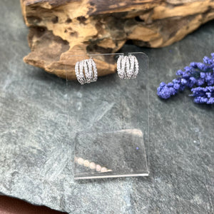 Diamanté Multi-strand Earrings